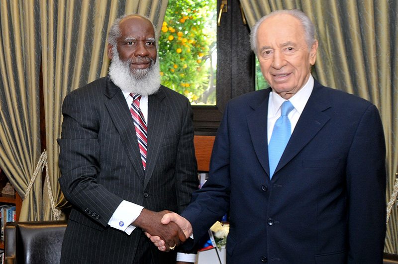 Belize Foreign Minister Wilfred Elrington in Israel