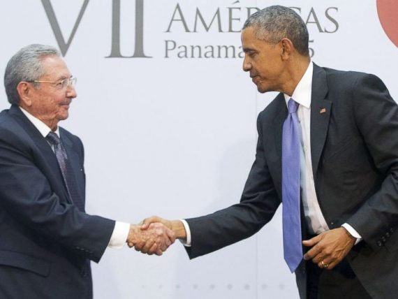 Obama Castro Summit of the Americas